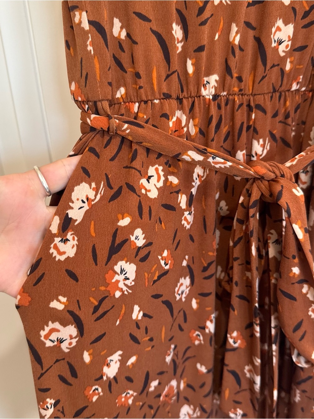 Baltic Born Grove Tank Jumpsuit in Copper Multi - Picture 6 of 8